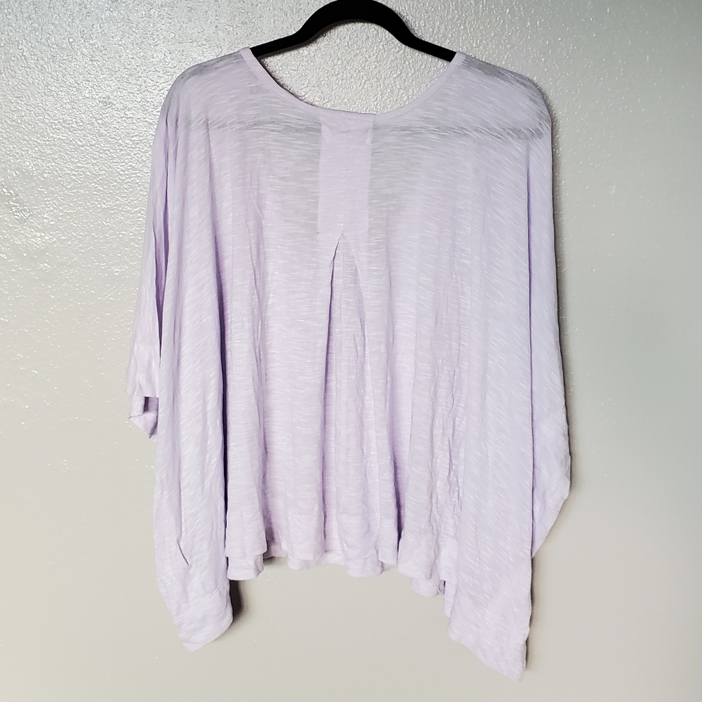 Anthropologie Porridge Jolie Lilac Top Oversized - Picture 3 of 5
